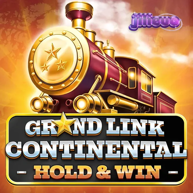 Grand Link Continental: Hold & Win স্লট গেমের ইন্টারফেস এবং ভিনটেজ ট্রেন থিম